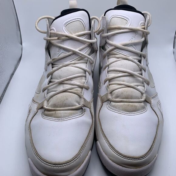 Air Jordan Flight Club '91 White Metallic Silver Men's‎ Size 11 DH5424-100 - Picture 3 of 8